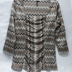 Ethyl Women's Top  in Brown Tones Sz. XXL